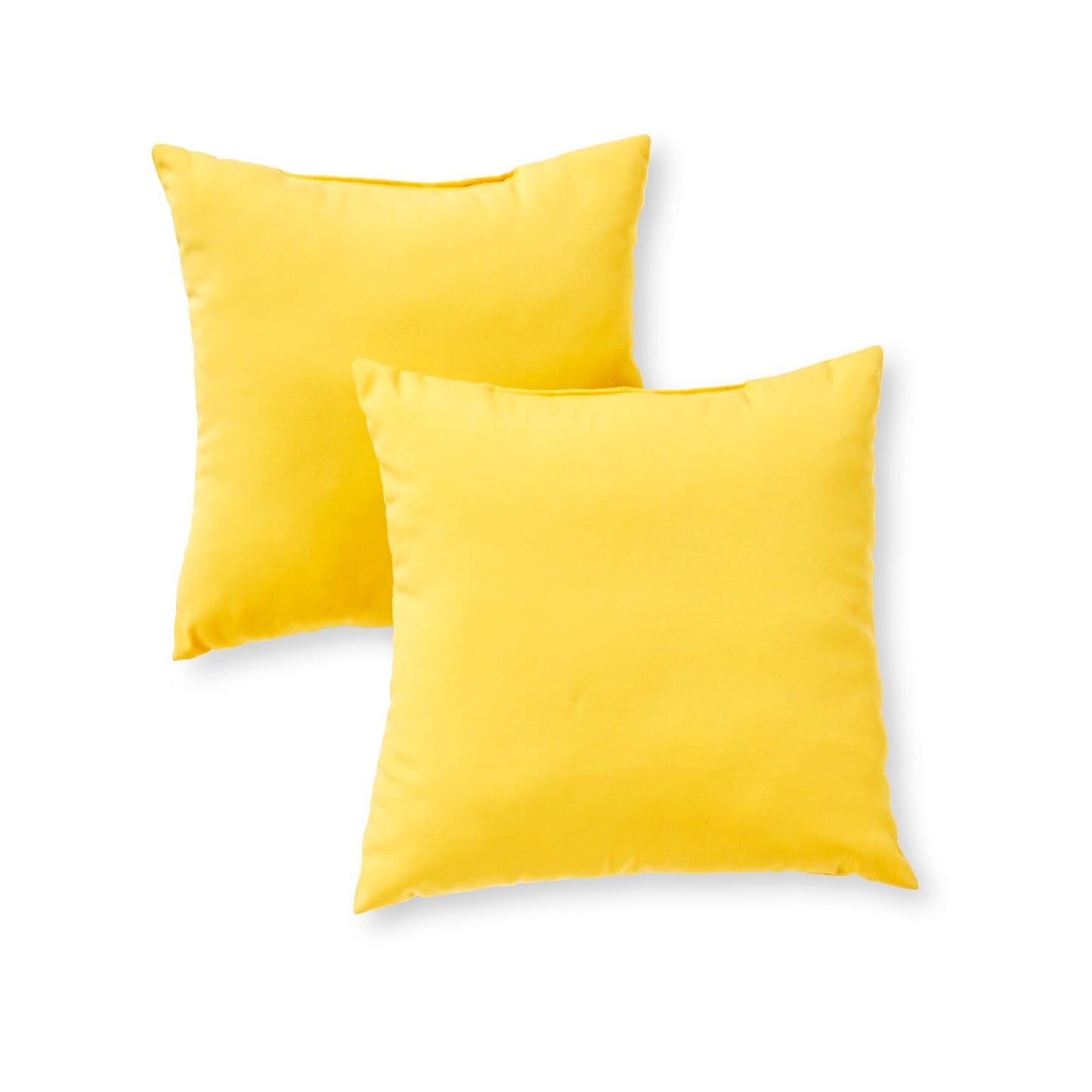 Set of 2 Outdoor Throw Pillows 17 x 17 Inch – Reversible Square Patio Accent Pillows – Weather-Resistant Polyester Fabric – Eco-Friendly Recycled Polyfiber Fill, Arctic Paisley