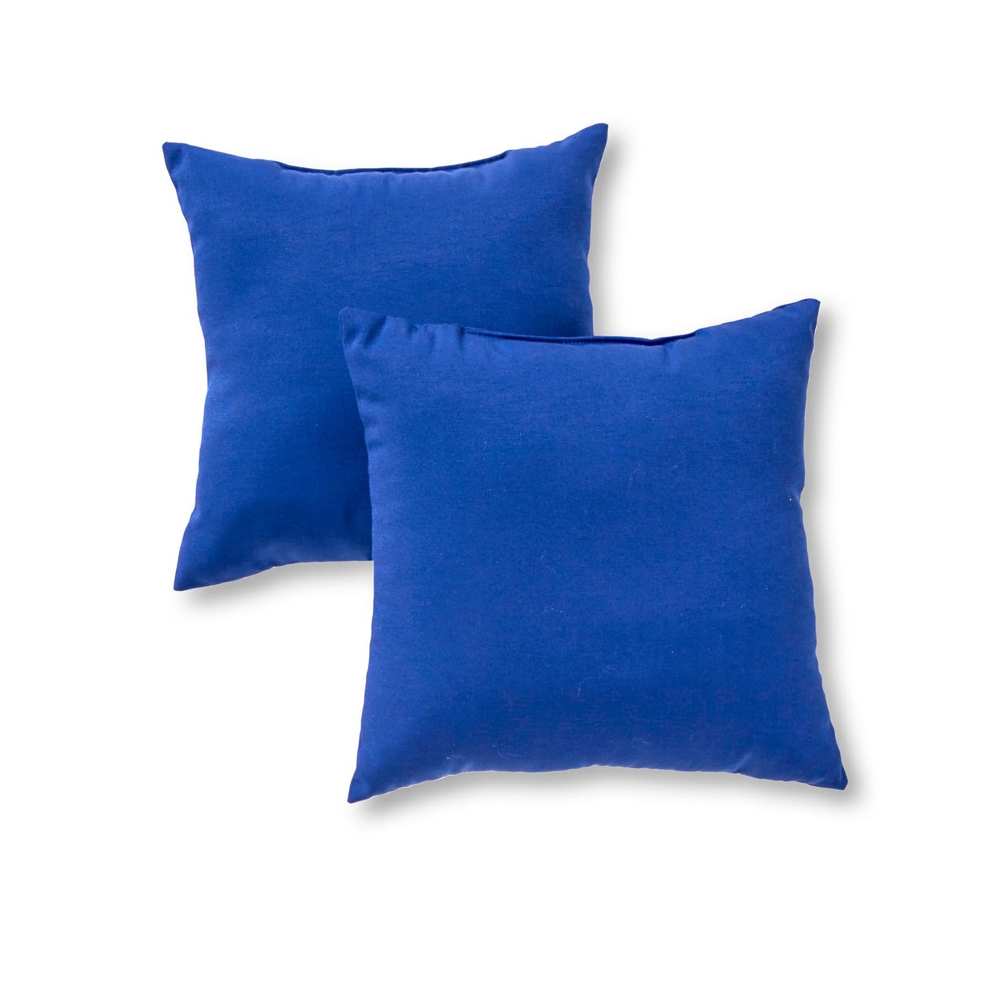 Set of 2 Outdoor Throw Pillows 17 x 17 Inch – Reversible Square Patio Accent Pillows – Weather-Resistant Polyester Fabric – Eco-Friendly Recycled Polyfiber Fill, Arctic Paisley