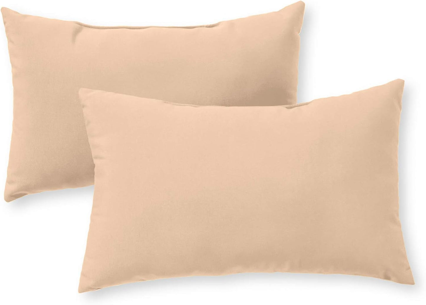 Greendale Home Fashions 2-Pack Outdoor 19x12 inch Rectangle Decorative Throw Pillow, Stars