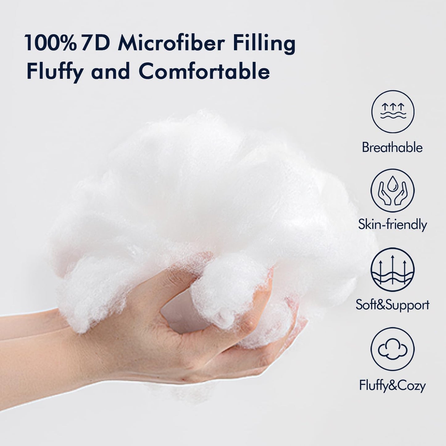 MIULEE Pack of 4 24x24 Outdoor Pillow Inserts, Water-Resistant Throw Pillow Inserts Decorative Premium Square Pillow Stuffer Sham for Porch Swing Couch Sofa Cushion Patio Furniture