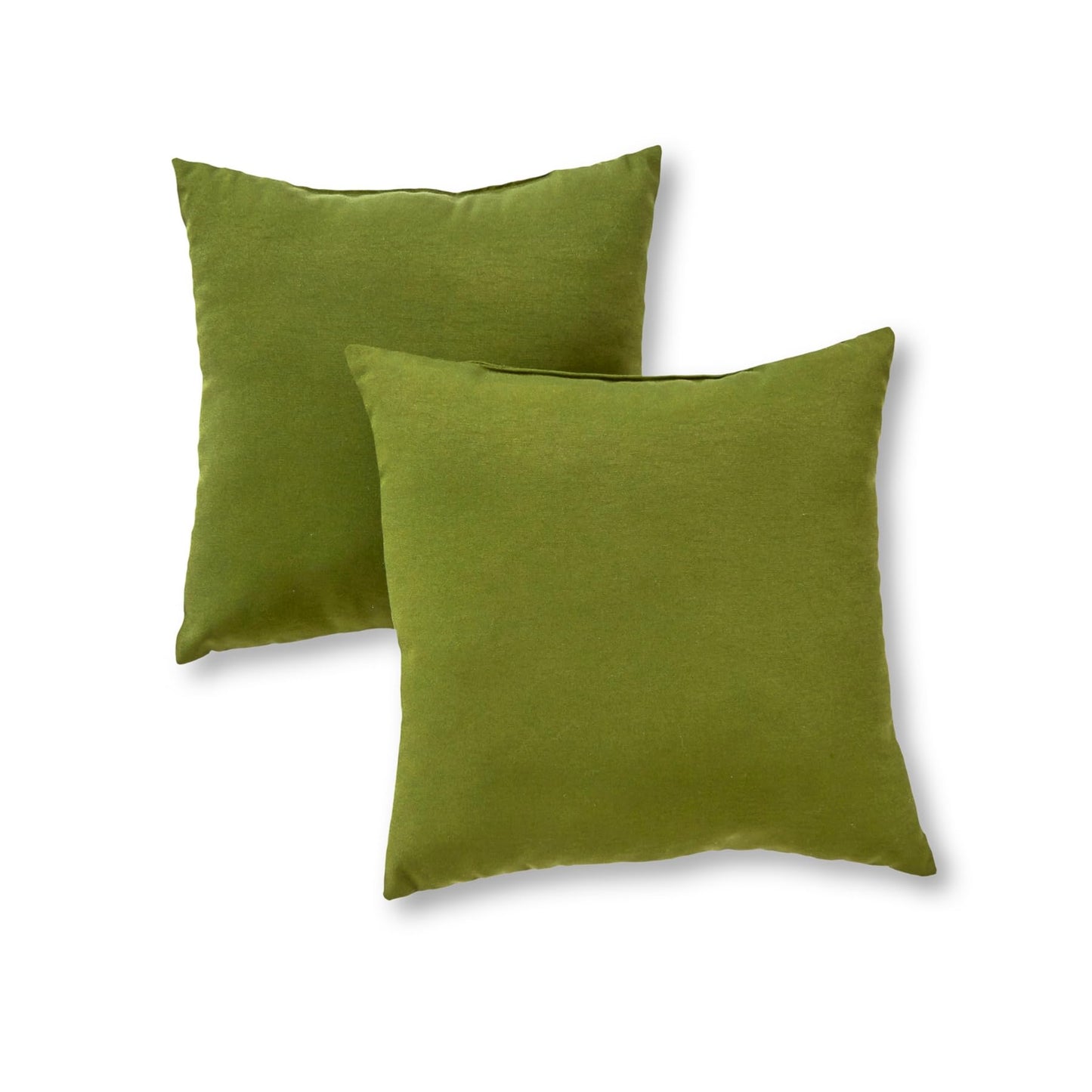 Set of 2 Outdoor Throw Pillows 17 x 17 Inch – Reversible Square Patio Accent Pillows – Weather-Resistant Polyester Fabric – Eco-Friendly Recycled Polyfiber Fill, Arctic Paisley