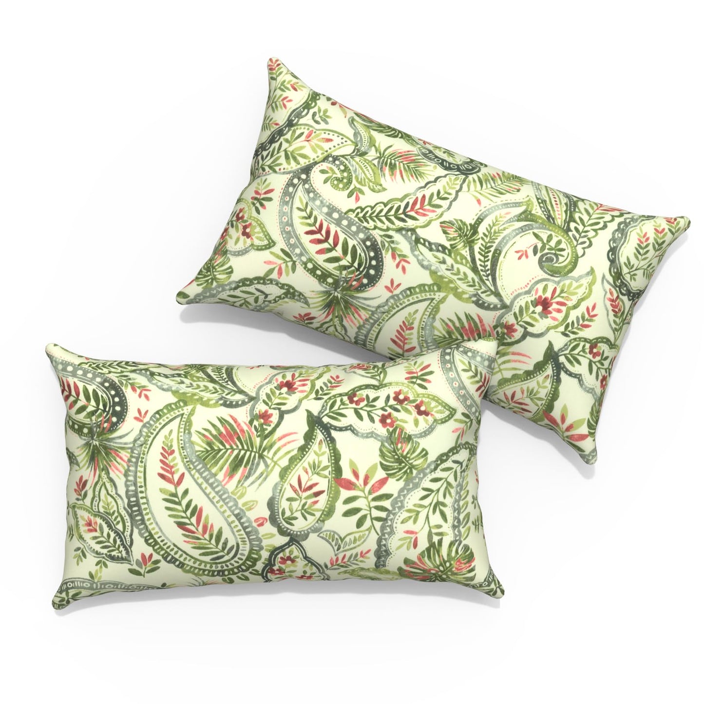 Outdoor Pillows for Patio Furniture 18x18 inch, Square Outdoor Throw Pillows with Inserts, Decorative Toss Pillows for Garden Couch Home Sofa Office Chair, Pack of 2, Clemens Noir Pink