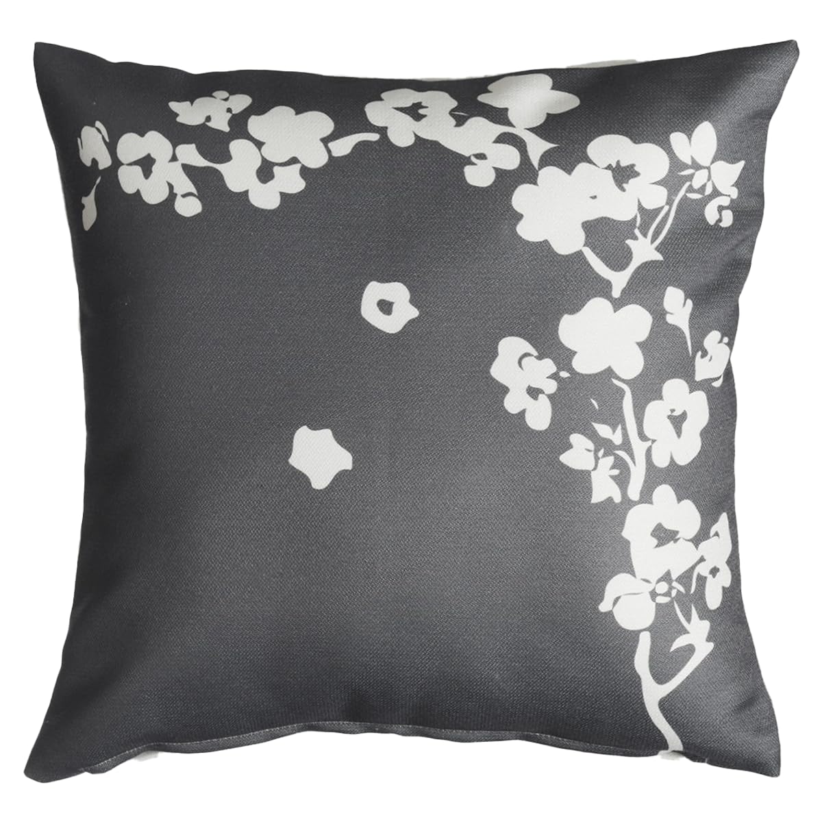 Fab Habitat Indoor/Outdoor Throw Pillow Made from Recycled Polyester Yarn - Double Sided, Stain Resistant, Machine Washable - Tropical - Patio, Deck, Porch, Living Room - Hilo - Green - (20" x 20")