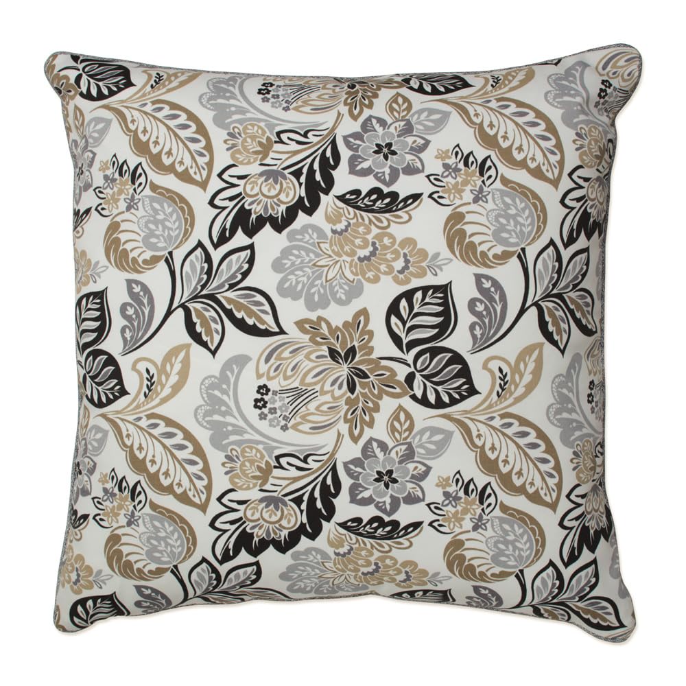 Pillow Perfect Paisley Indoor/Outdoor Accent Throw Pillow, Plush Fill, Weather, and Fade Resistant, Lumbar - 11.5" x 18.5" , Blue/Multi Ummi, 2 Count