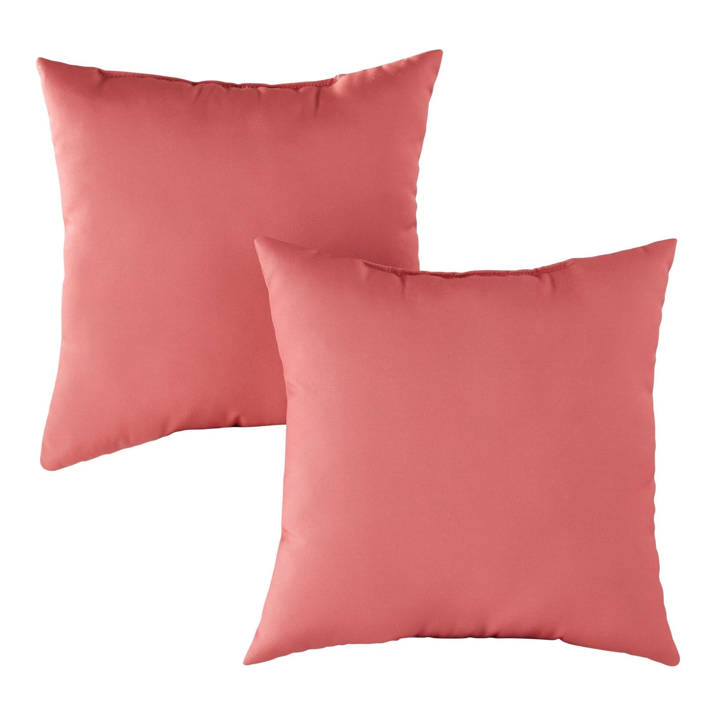Set of 2 Outdoor Throw Pillows 17 x 17 Inch – Reversible Square Patio Accent Pillows – Weather-Resistant Polyester Fabric – Eco-Friendly Recycled Polyfiber Fill, Arctic Paisley