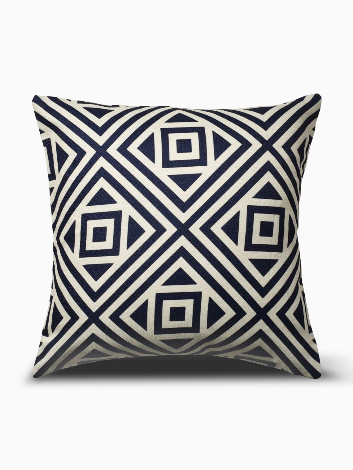 Fab Habitat Indoor/Outdoor Throw Pillow Made from Recycled Polyester Yarn - Double Sided, Stain Resistant, Machine Washable - Tropical - Patio, Deck, Porch, Living Room - Hilo - Green - (20" x 20")