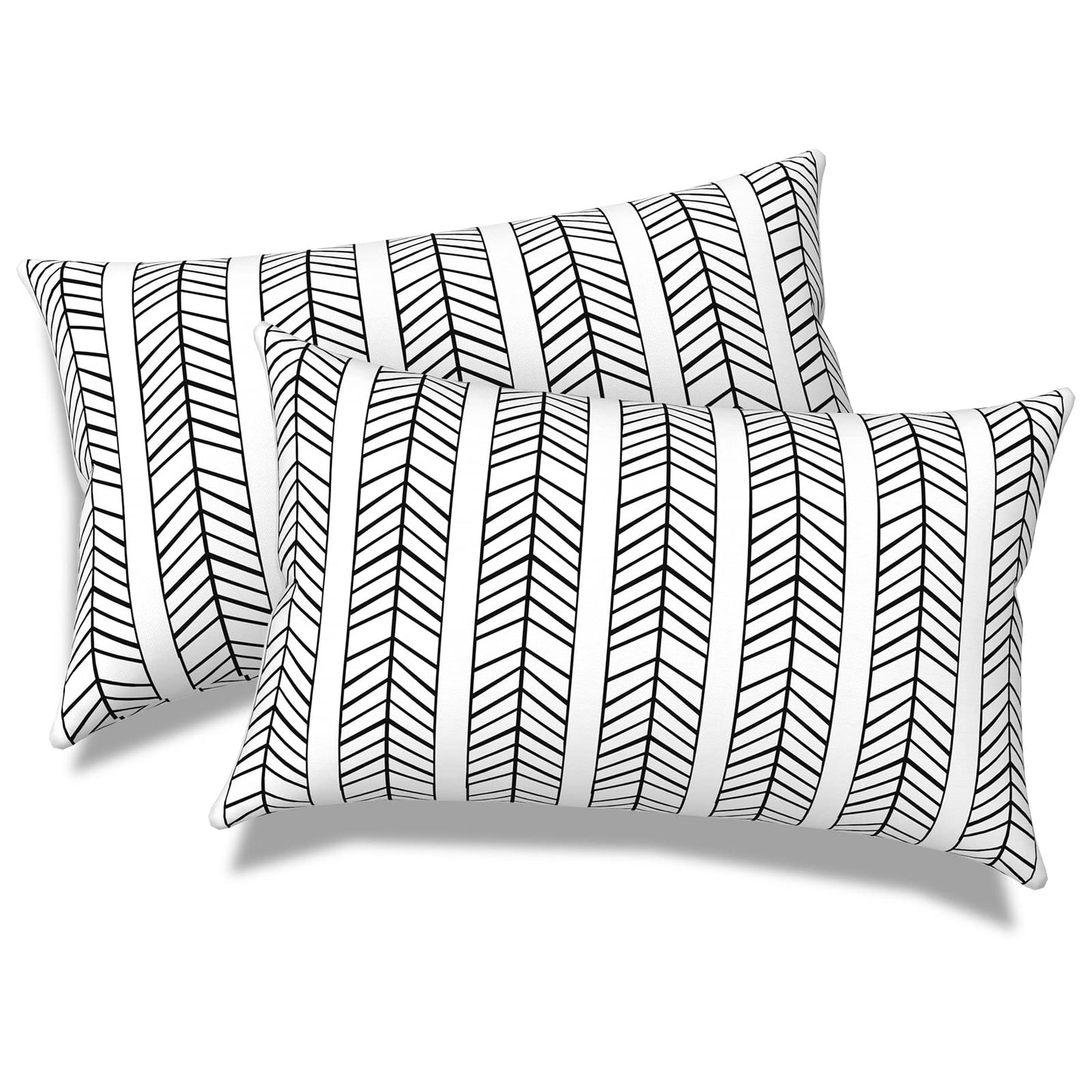 Outdoor 20x20 Inch Throw Pillows with Inners, Square Pillows Decorative Set of 2 for Home Garden Furniture, Paisley Multi