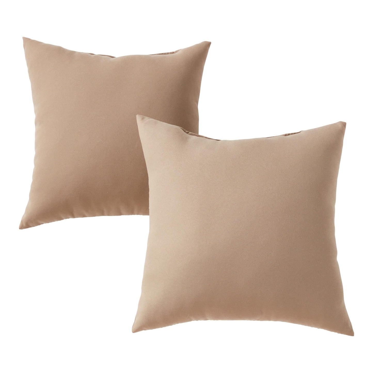 Set of 2 Outdoor Throw Pillows 17 x 17 Inch – Reversible Square Patio Accent Pillows – Weather-Resistant Polyester Fabric – Eco-Friendly Recycled Polyfiber Fill, Arctic Paisley