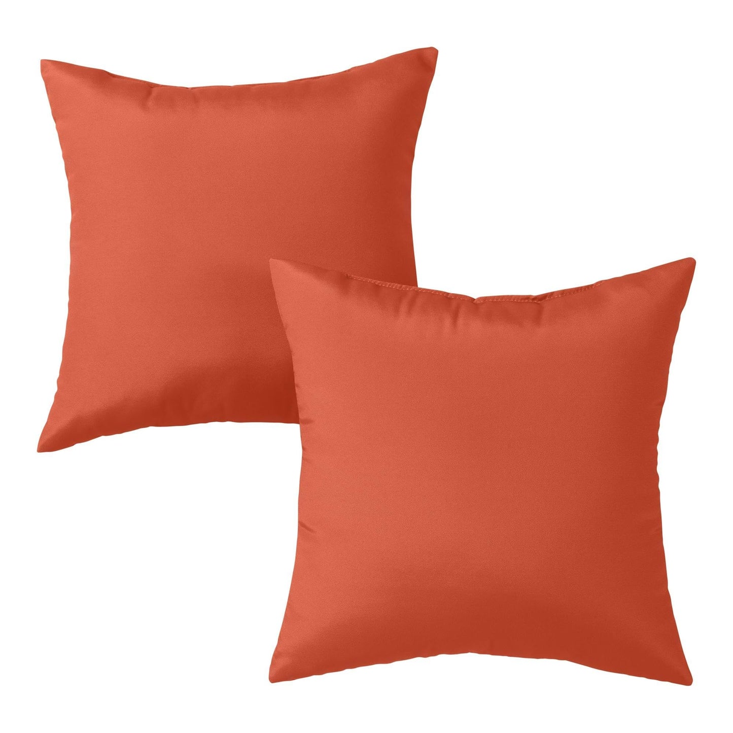 Set of 2 Outdoor Throw Pillows 17 x 17 Inch – Reversible Square Patio Accent Pillows – Weather-Resistant Polyester Fabric – Eco-Friendly Recycled Polyfiber Fill, Arctic Paisley