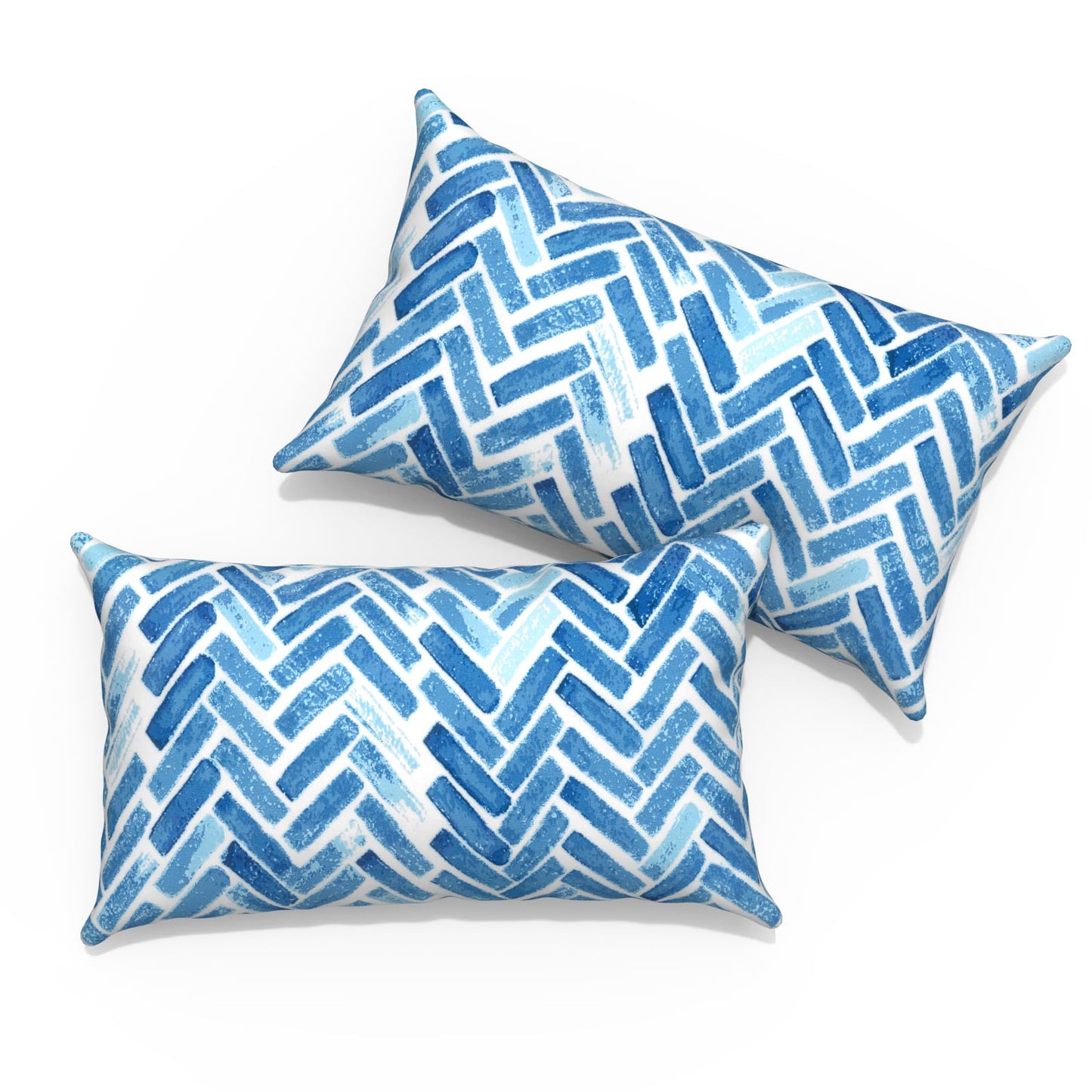 Outdoor Pillows for Patio Furniture 18x18 inch, Square Outdoor Throw Pillows with Inserts, Decorative Toss Pillows for Garden Couch Home Sofa Office Chair, Pack of 2, Clemens Noir Pink