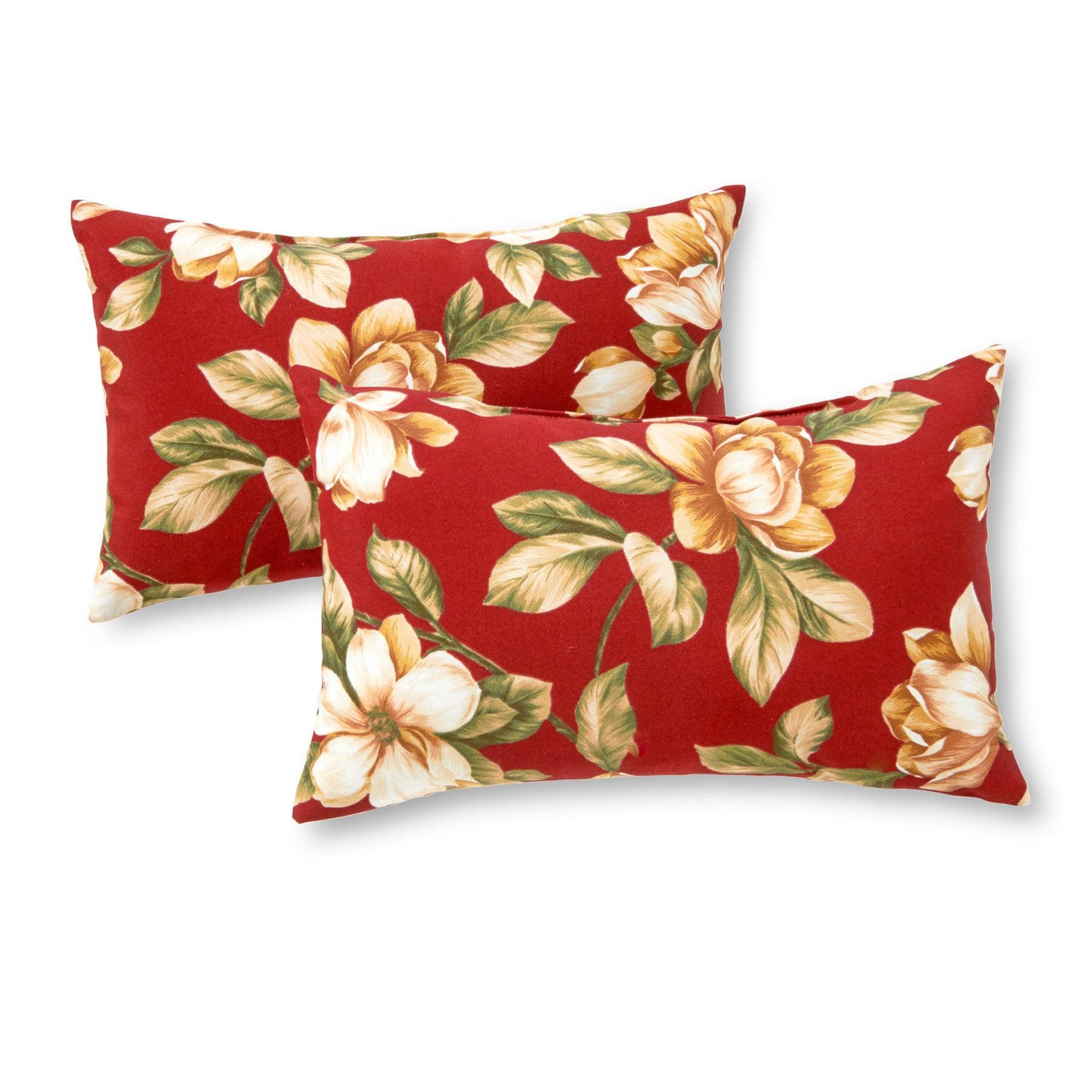 Greendale Home Fashions 2-Pack Outdoor 19x12 inch Rectangle Decorative Throw Pillow, Stars