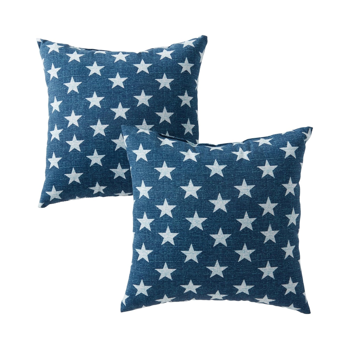 Set of 2 Outdoor Throw Pillows 17 x 17 Inch – Reversible Square Patio Accent Pillows – Weather-Resistant Polyester Fabric – Eco-Friendly Recycled Polyfiber Fill, Arctic Paisley