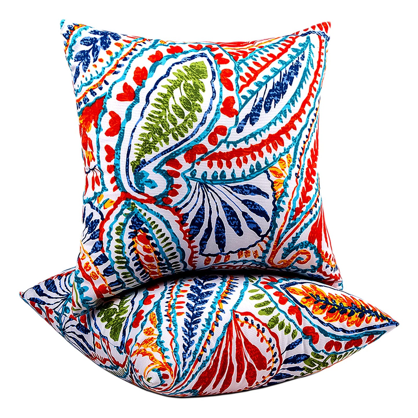 JMGBird Outdoor Throw Pillows Waterproof Outdoor Pillow Covers with Inserts | Outdoor Pillows with Inserts - 18x18 Waterproof Throw Pillows for Patio Furniture, Navy Blue Sunflower Decorative Cushions