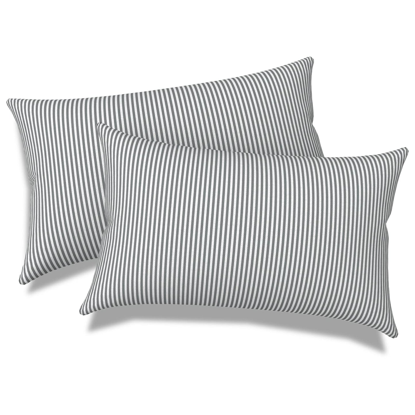 Outdoor 20x20 Inch Throw Pillows with Inners, Square Pillows Decorative Set of 2 for Home Garden Furniture, Paisley Multi