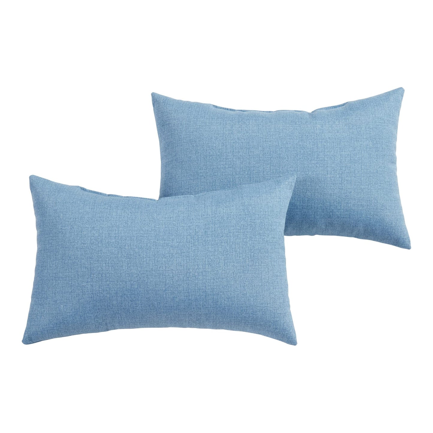 Greendale Home Fashions 2-Pack Outdoor 19x12 inch Rectangle Decorative Throw Pillow, Stars