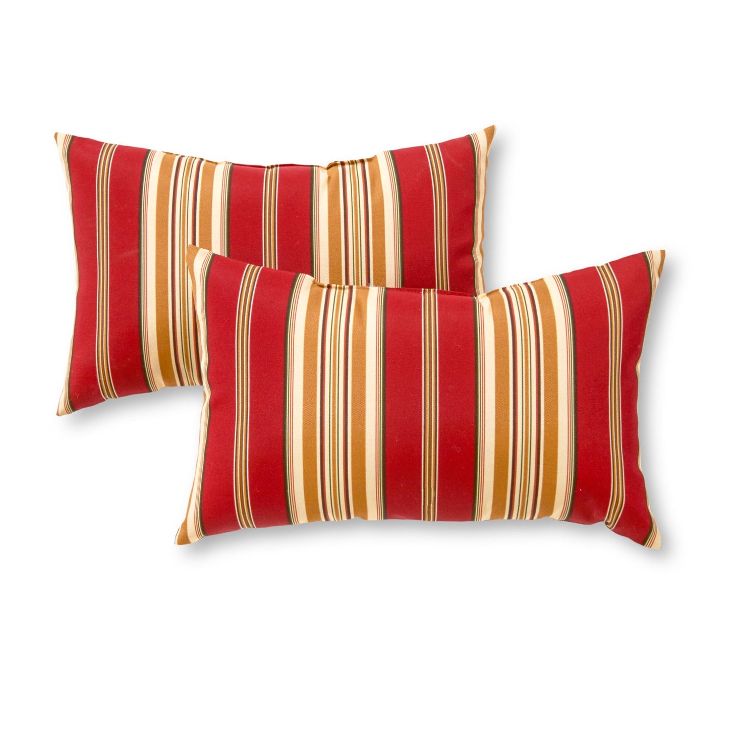 Greendale Home Fashions 2-Pack Outdoor 19x12 inch Rectangle Decorative Throw Pillow, Stars