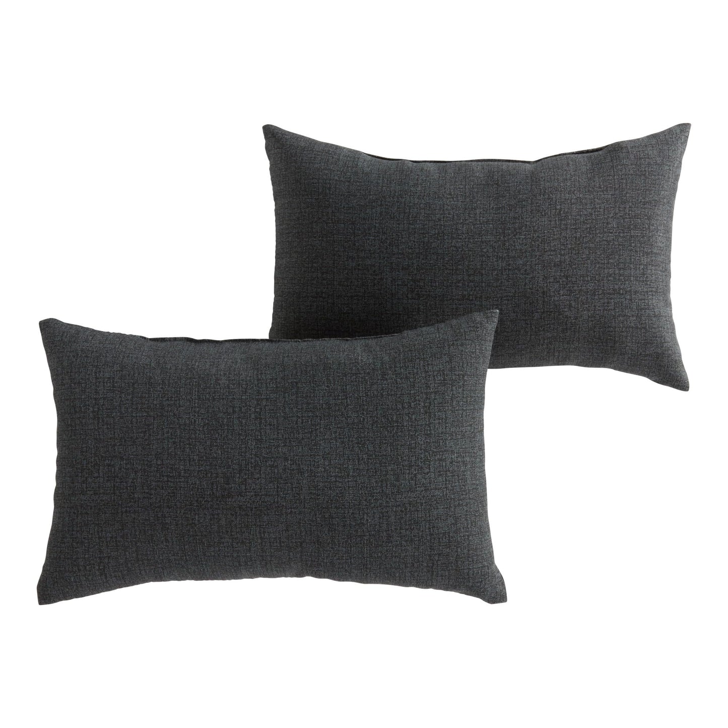 Greendale Home Fashions 2-Pack Outdoor 19x12 inch Rectangle Decorative Throw Pillow, Stars