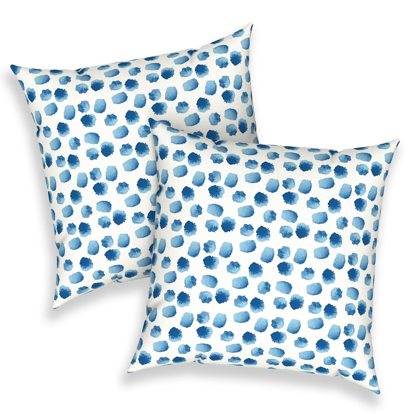 Outdoor 20x20 Inch Throw Pillows with Inners, Square Pillows Decorative Set of 2 for Home Garden Furniture, Paisley Multi