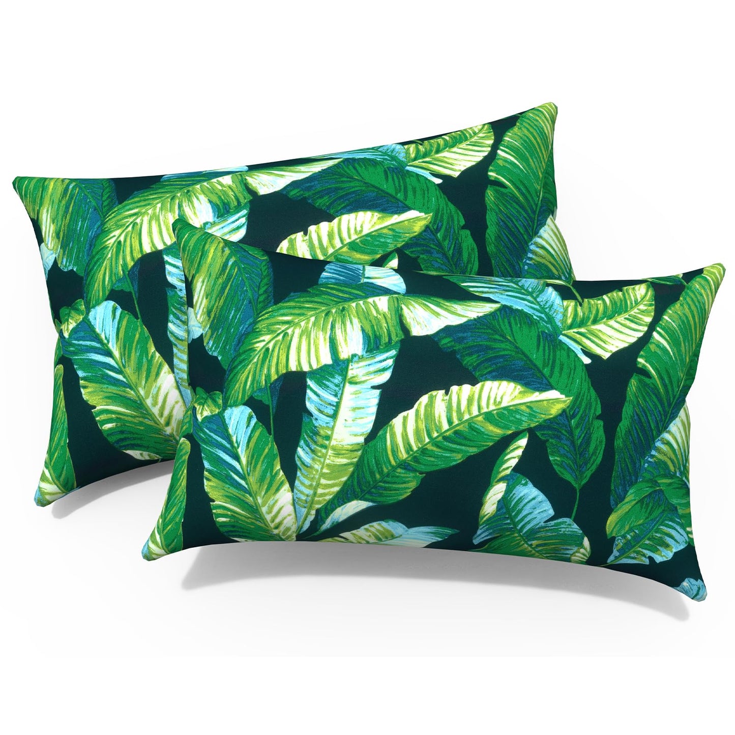 Outdoor 20x20 Inch Throw Pillows with Inners, Square Pillows Decorative Set of 2 for Home Garden Furniture, Paisley Multi