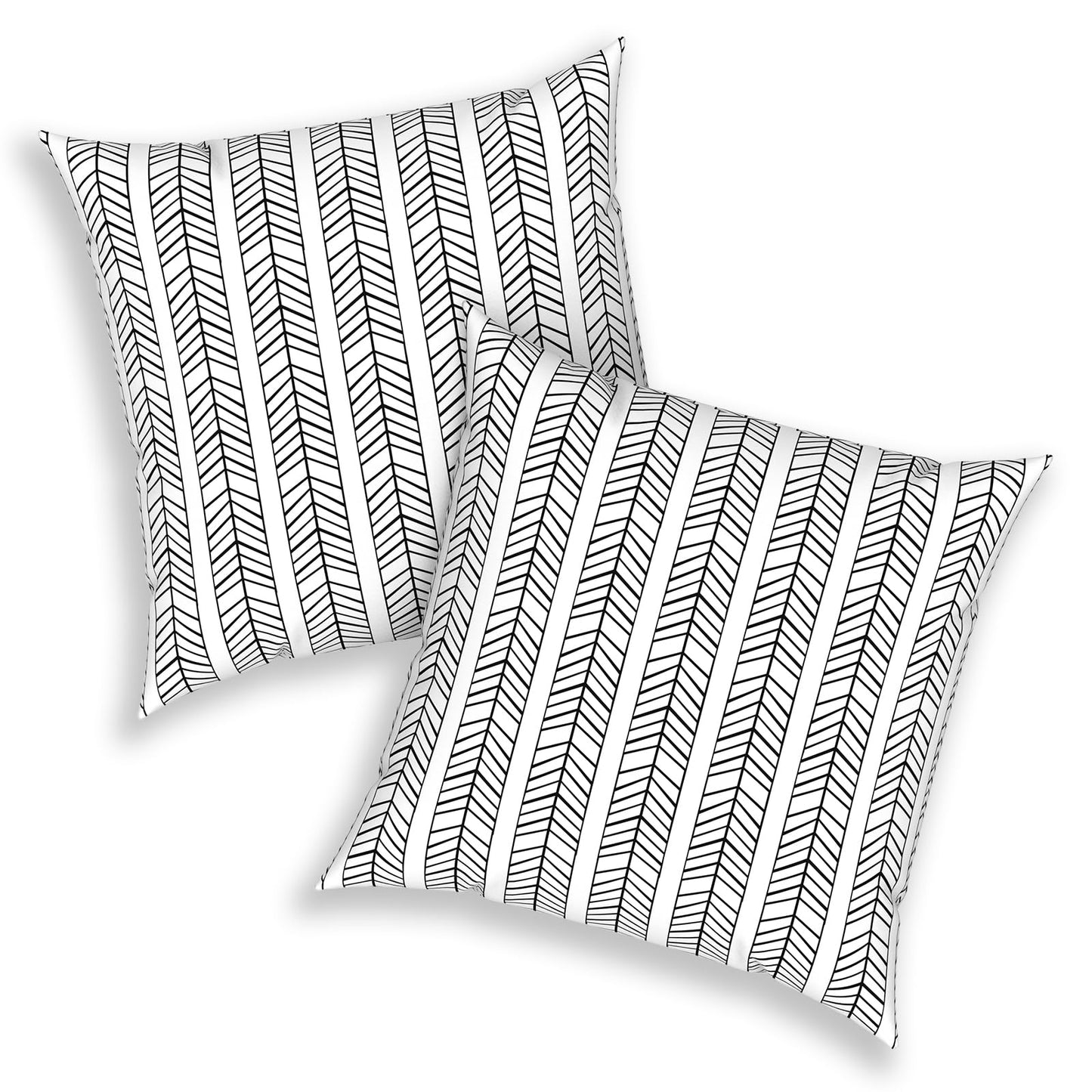 Outdoor 20x20 Inch Throw Pillows with Inners, Square Pillows Decorative Set of 2 for Home Garden Furniture, Paisley Multi