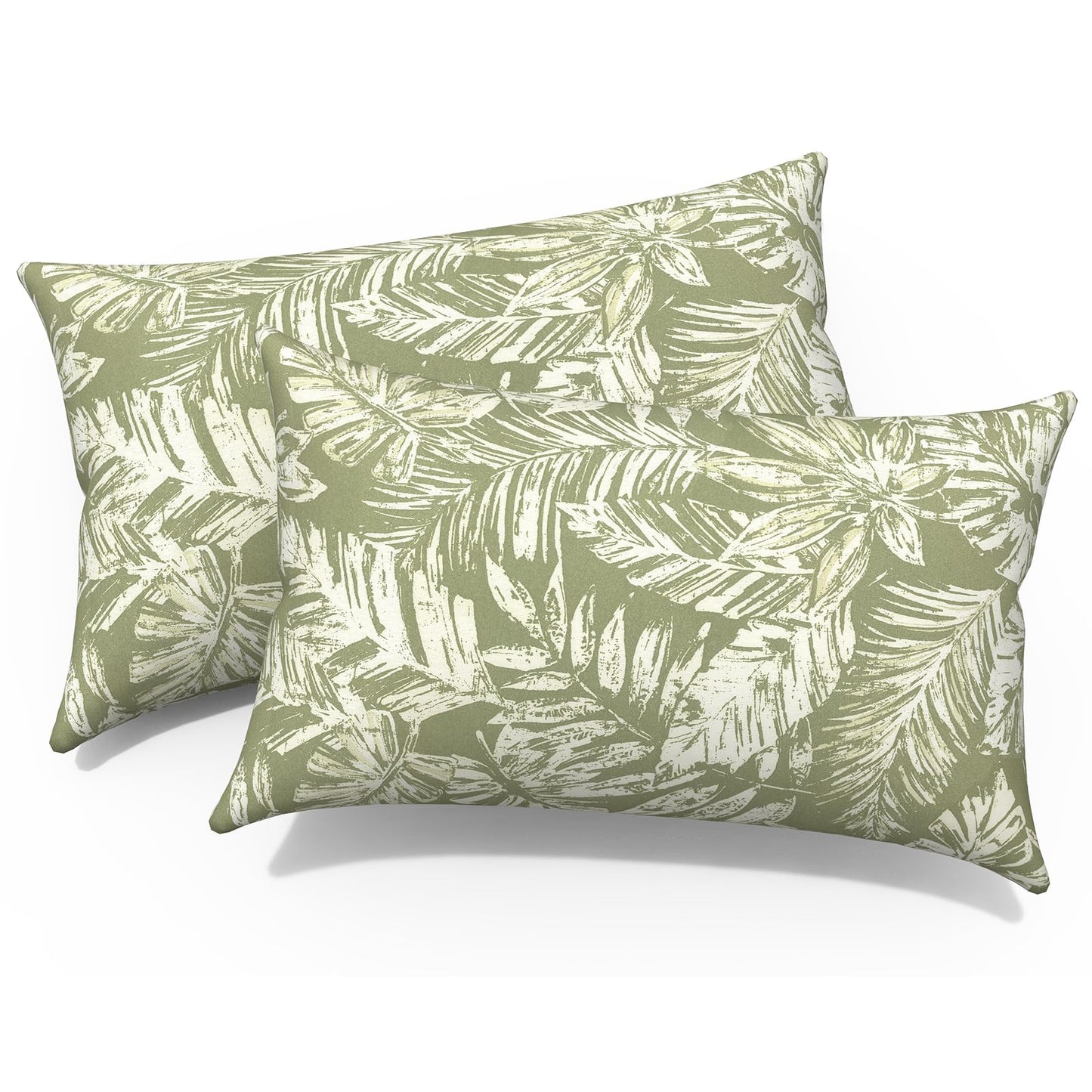 Outdoor 20x20 Inch Throw Pillows with Inners, Square Pillows Decorative Set of 2 for Home Garden Furniture, Paisley Multi