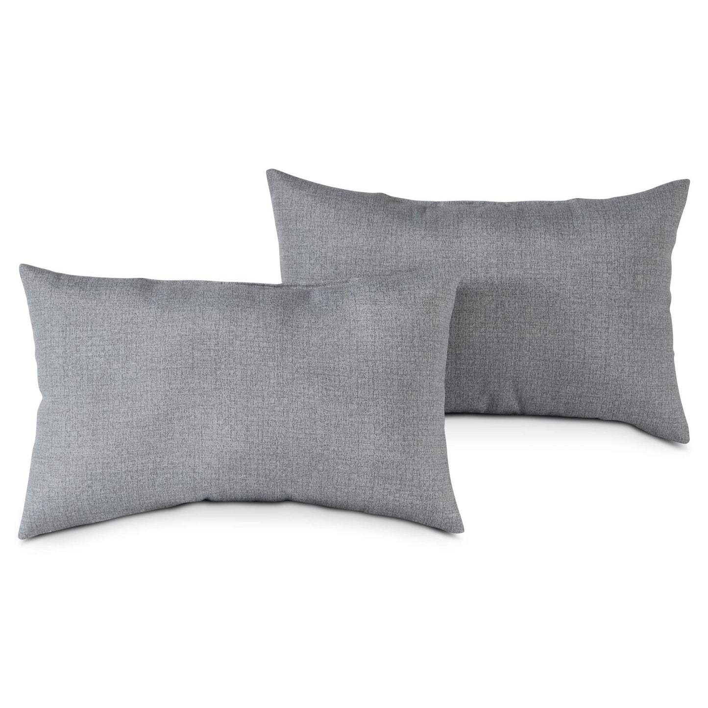 Greendale Home Fashions 2-Pack Outdoor 19x12 inch Rectangle Decorative Throw Pillow, Stars