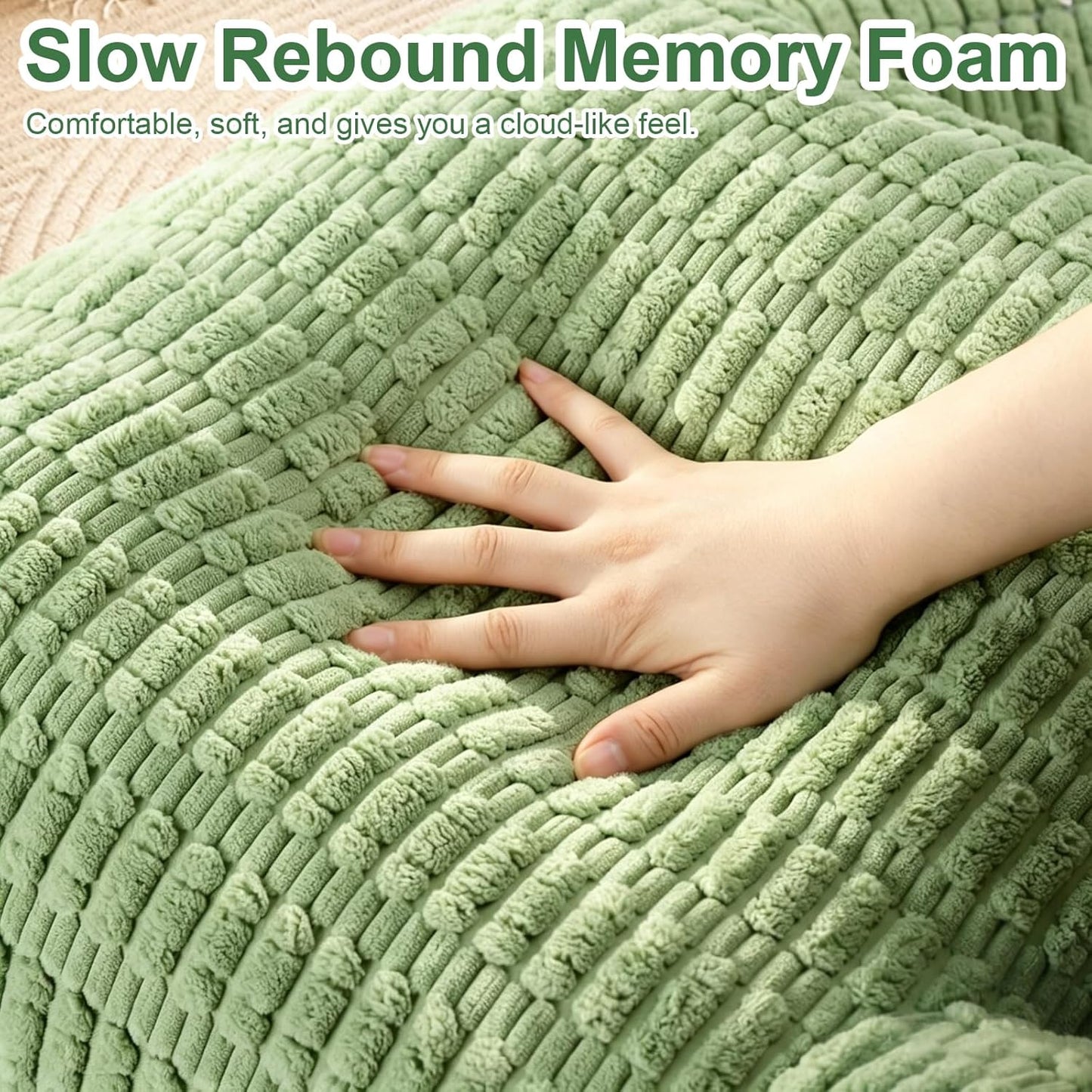 Reading Pillow for Bed, Back Rest Bed Pillow for Sitting Up with A Cylindrical Pillow and Lumbar Pillow, Back Support Pillows for Bed Sitting Up, Upright Husband Pillows for Adults & Children(20 Inch)