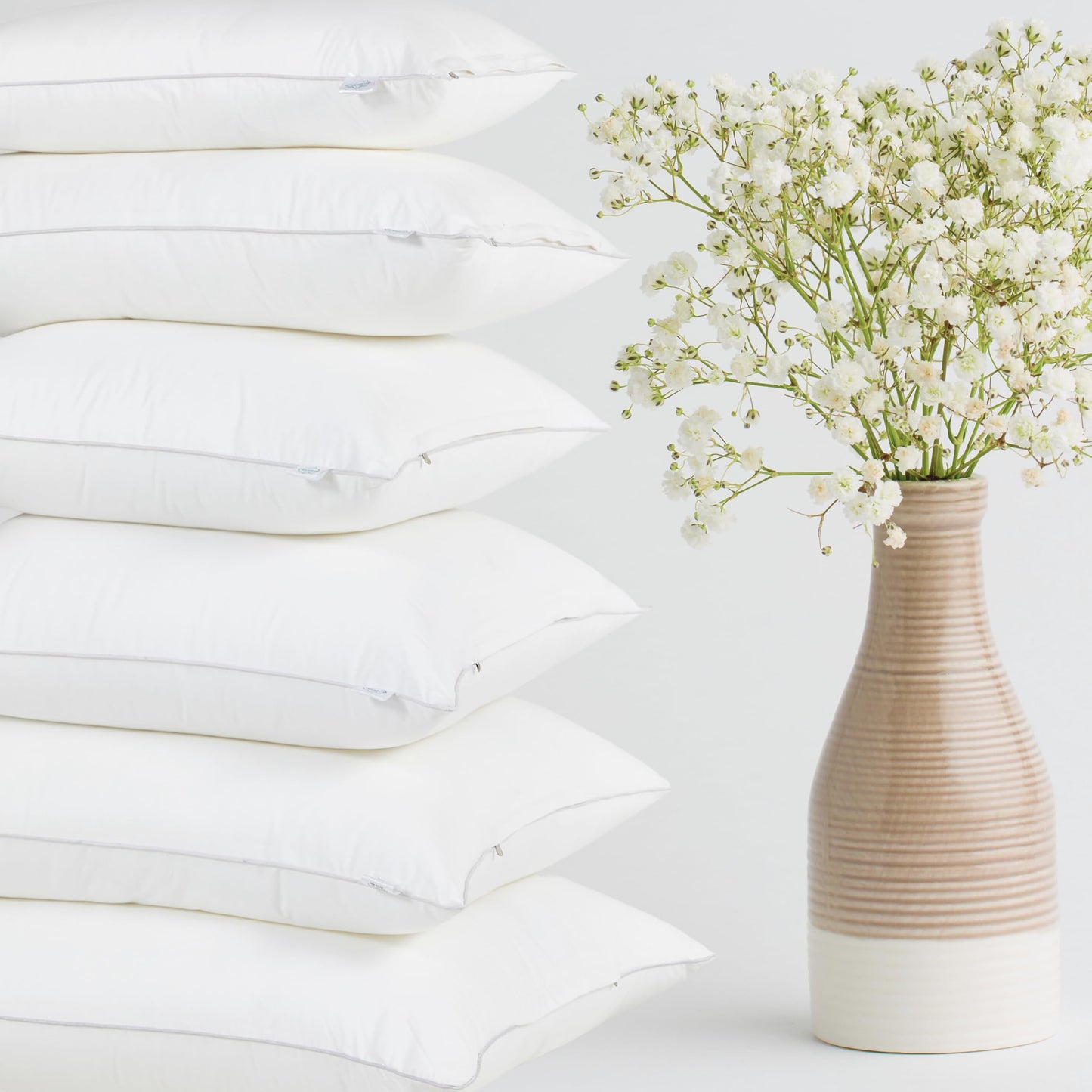 Down Alternative Decorative Pillow Insert Pack of 2