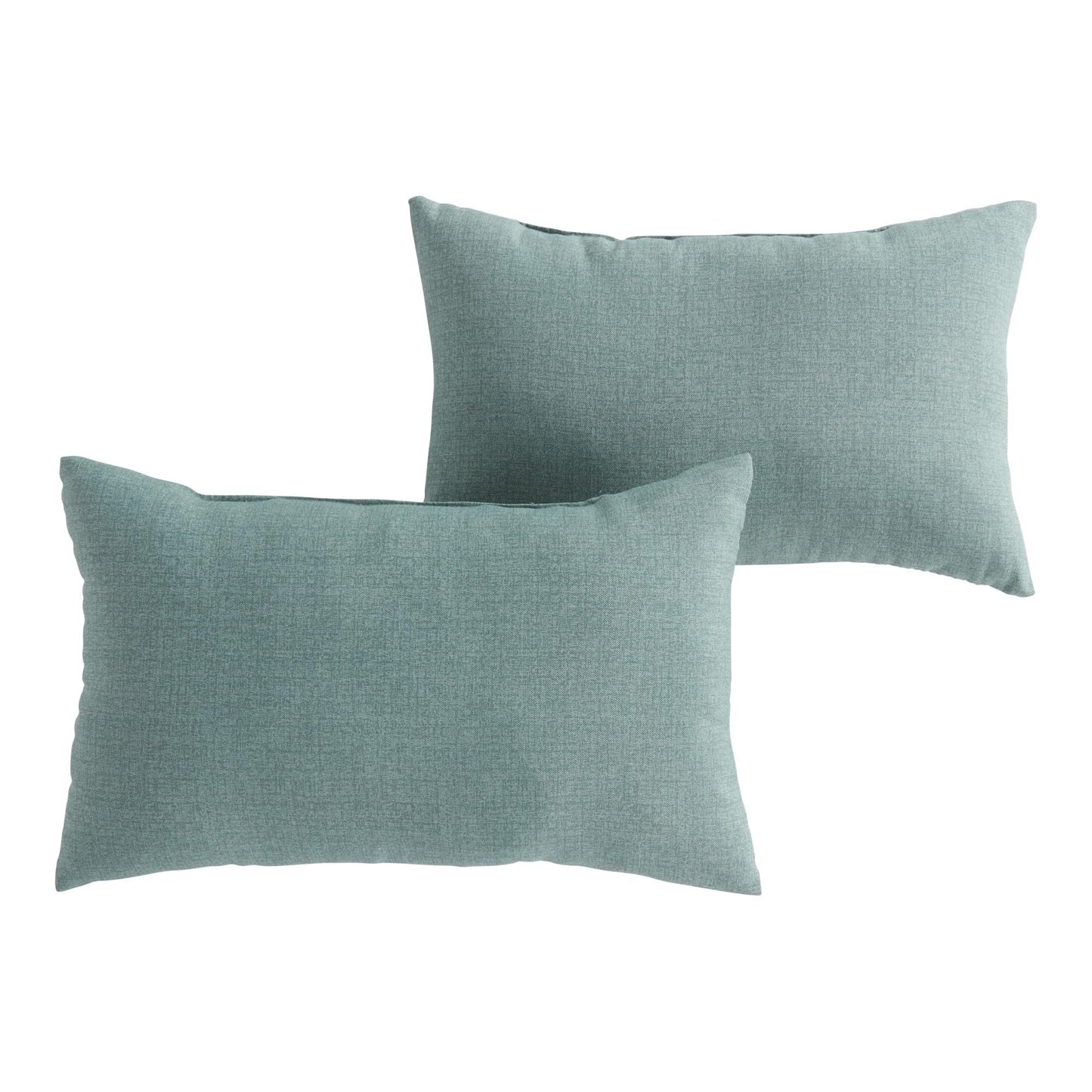 Greendale Home Fashions 2-Pack Outdoor 19x12 inch Rectangle Decorative Throw Pillow, Stars
