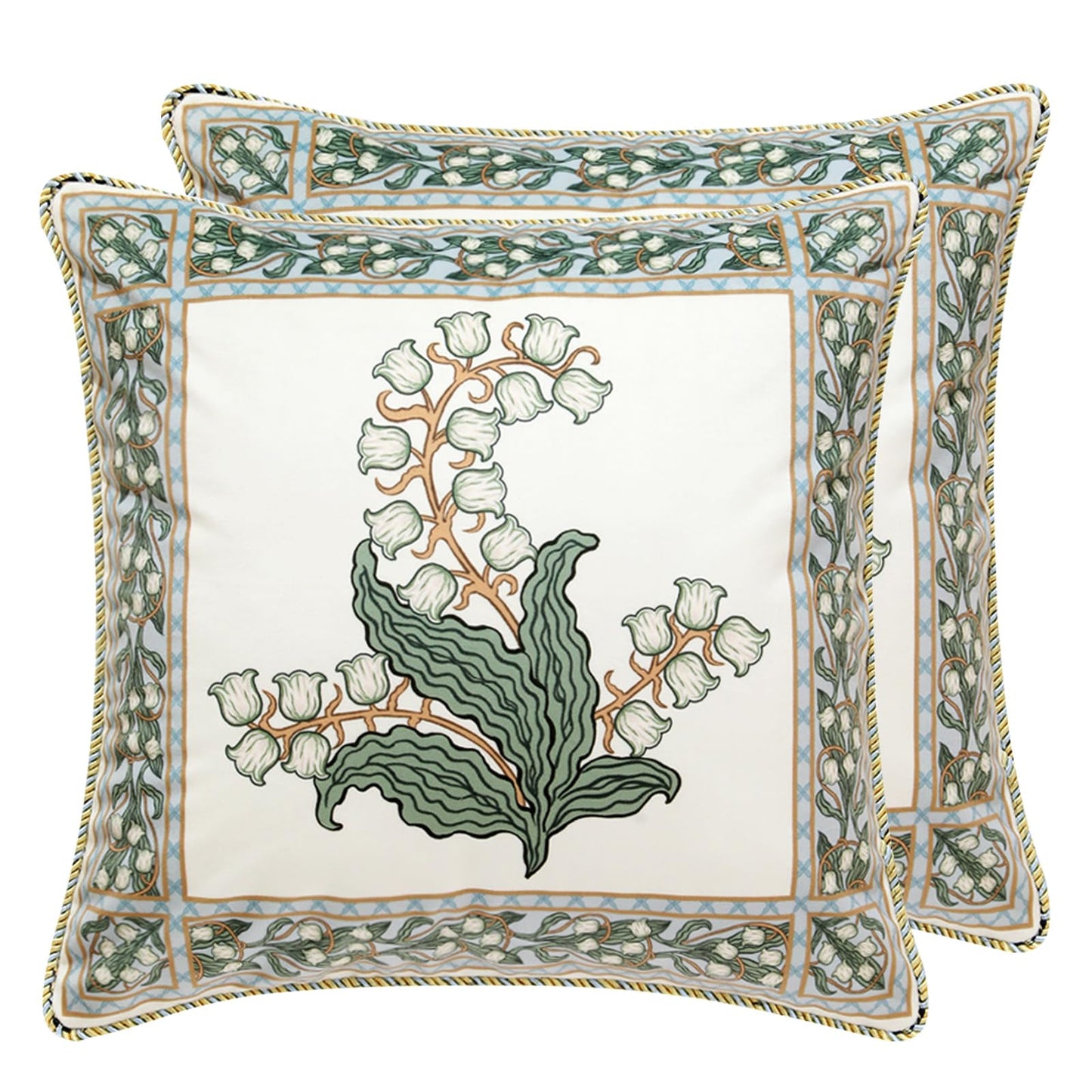 Soft Velvet Farmhouse Decorative Throw Pillow Covers Set of 4