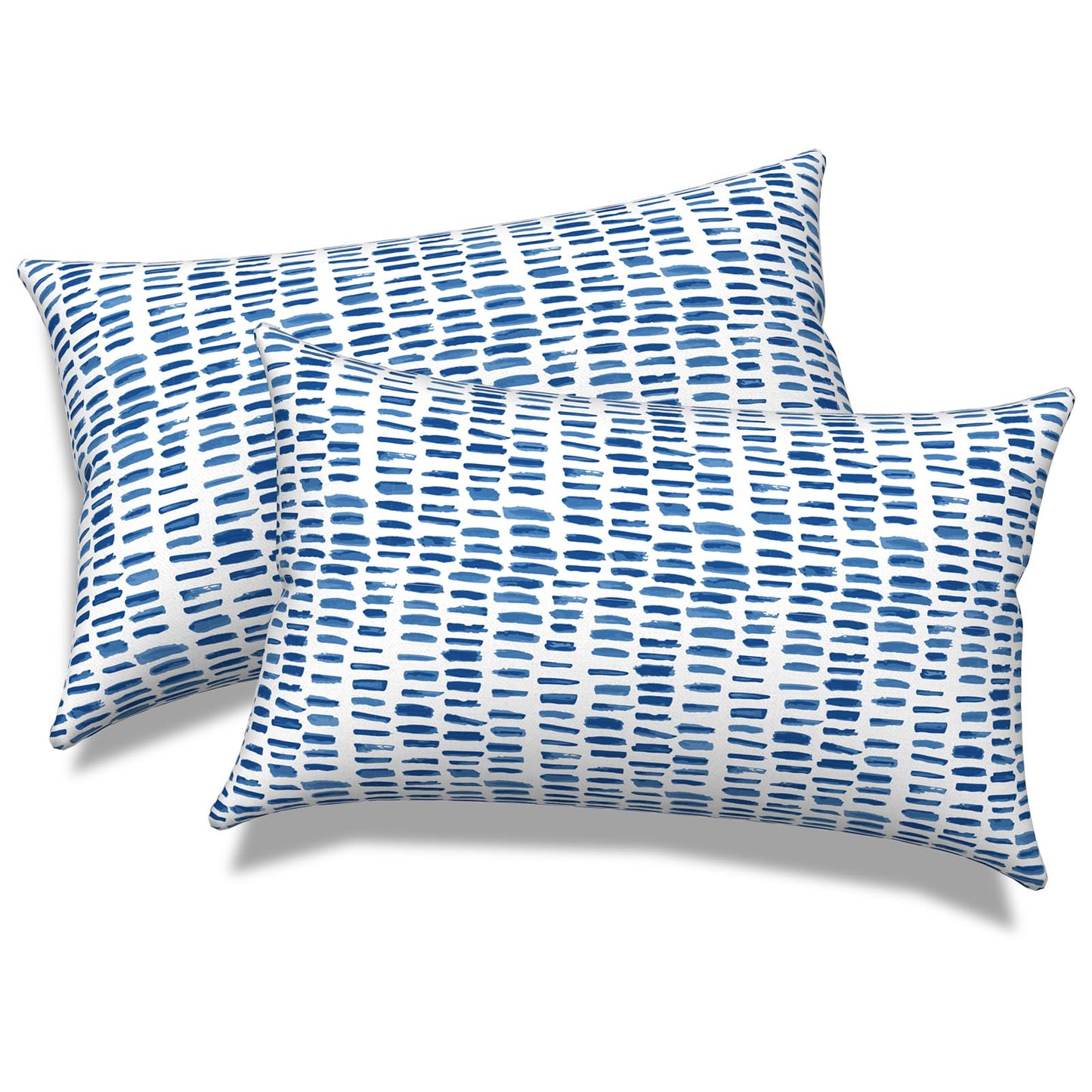 Outdoor 20x20 Inch Throw Pillows with Inners, Square Pillows Decorative Set of 2 for Home Garden Furniture, Paisley Multi