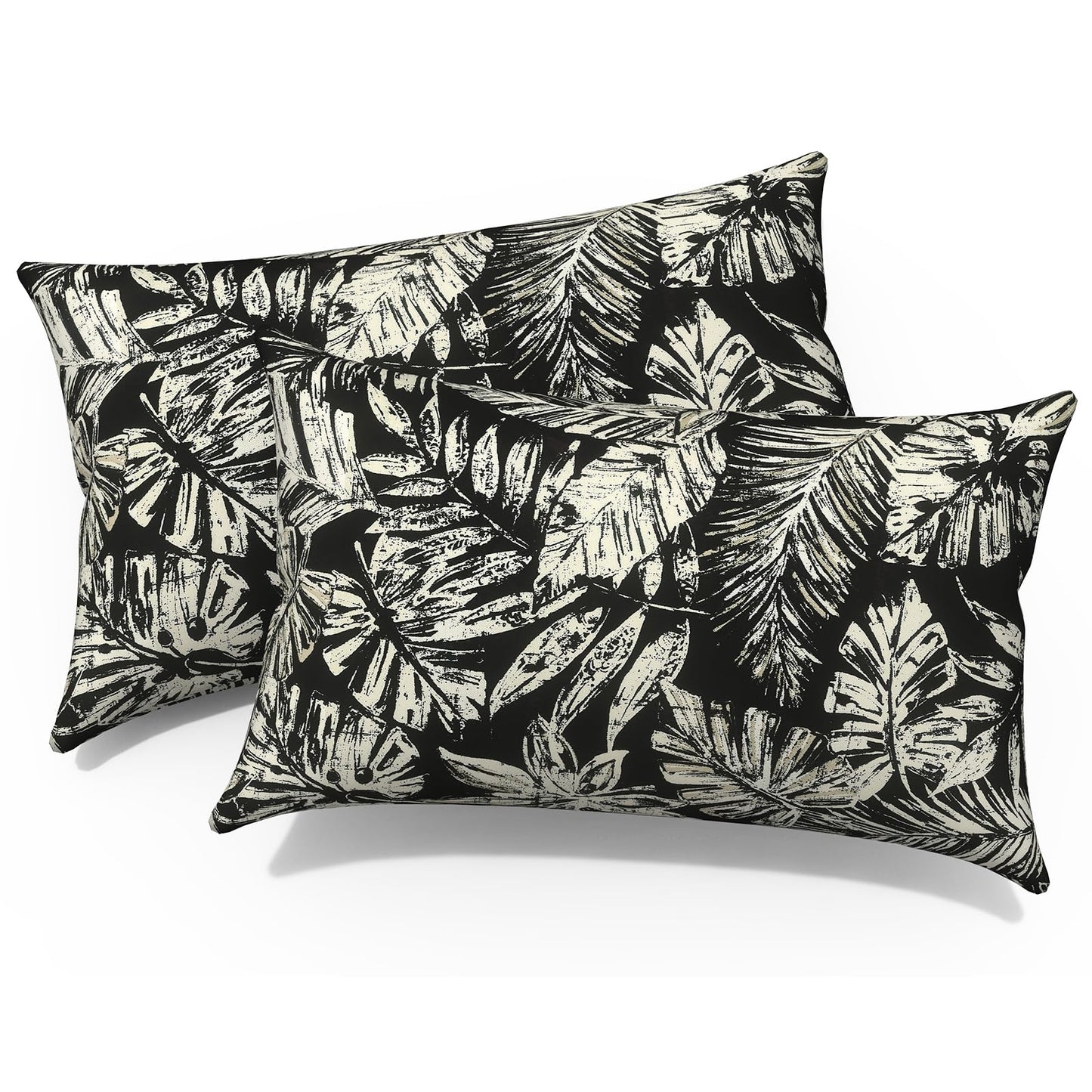 Outdoor 20x20 Inch Throw Pillows with Inners, Square Pillows Decorative Set of 2 for Home Garden Furniture, Paisley Multi