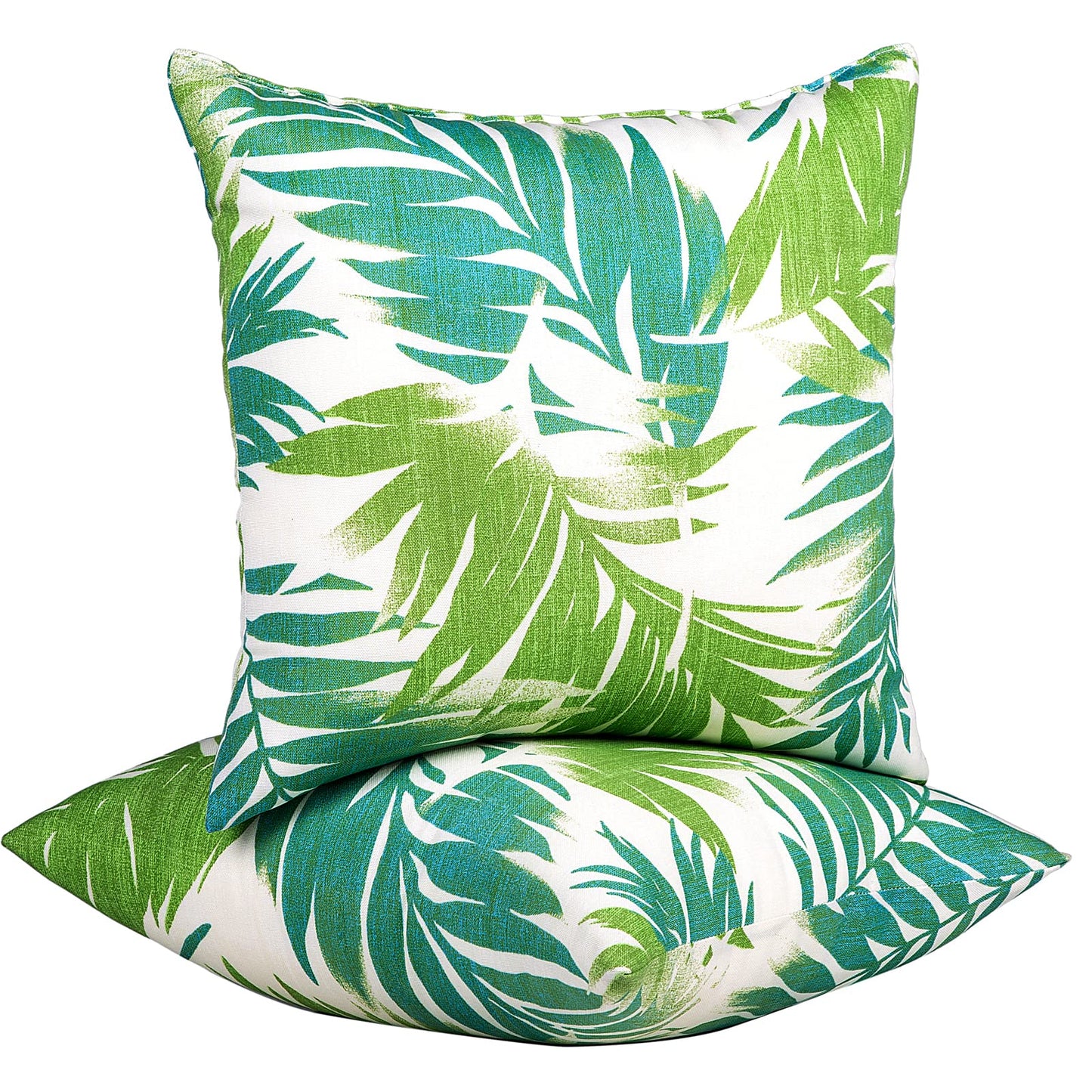 JMGBird Outdoor Throw Pillows Waterproof Outdoor Pillow Covers with Inserts | Outdoor Pillows with Inserts - 18x18 Waterproof Throw Pillows for Patio Furniture, Navy Blue Sunflower Decorative Cushions